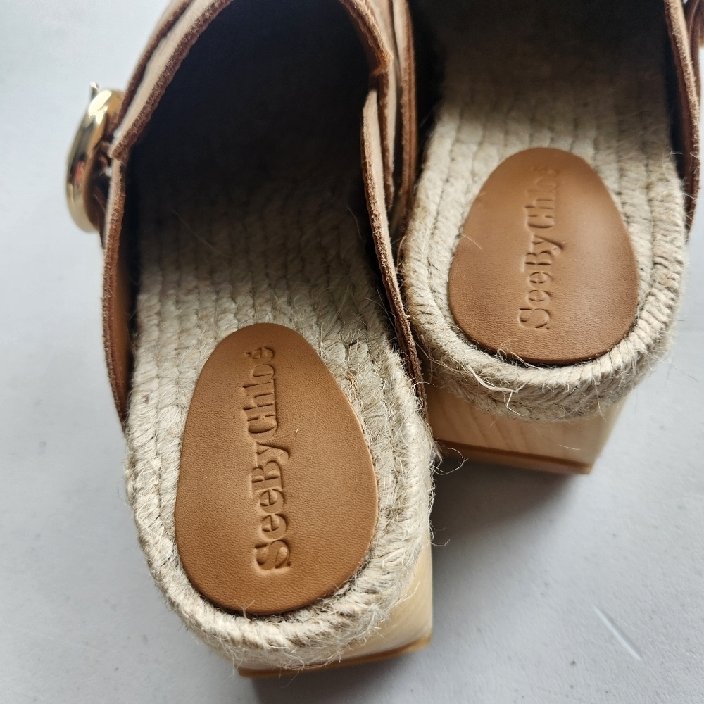 See By Chloé suede clogs size 35 BNWOB - Picture 9 of 11
